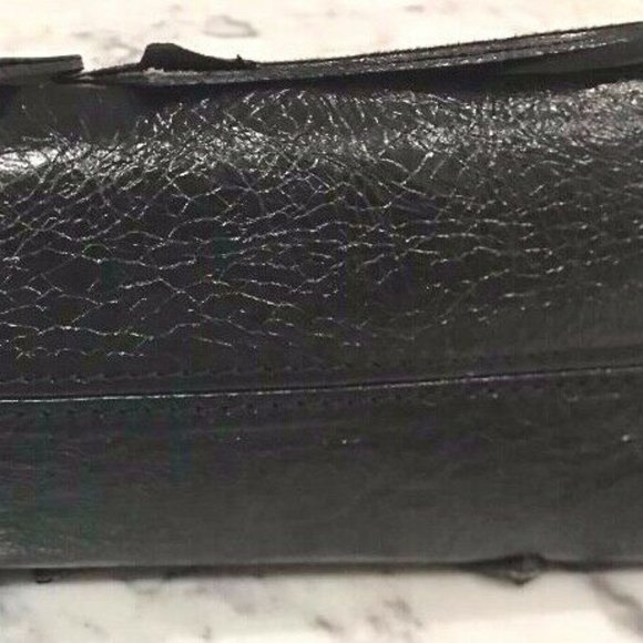 Marc Jacobs Black Leather Love Clutch Handbag - Picture 6 of 9